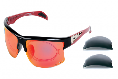 DAM SBLK-RED/R.RED POL/S10