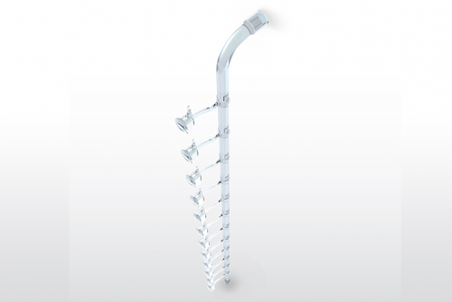 BARRA ACRILICA L / 1 CODO (MAX 110CM)